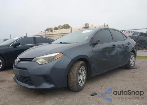 2015 Toyota Corolla L из США, поврежденный, VIN 2T1BURHE0FC237538